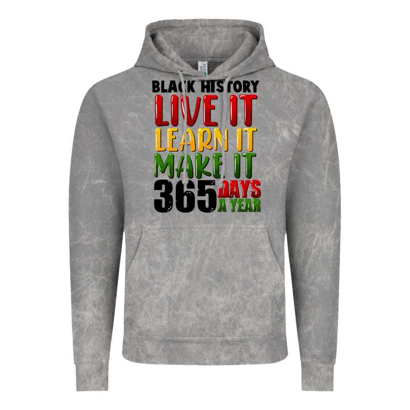 Black History Live It Vintage Hoodie by FaDigitalArtStudio | Teevron