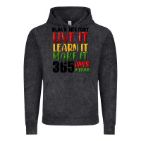 Vintage Black black history live it Vintage Hoodie - FaDigitalArtStudio