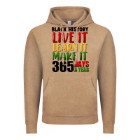 Vintage Coffee black history live it Vintage Hoodie - FaDigitalArtStudio