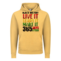 Vintage Mustard black history live it Vintage Hoodie - FaDigitalArtStudio