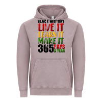 Vintage Zinc black history live it Vintage Hoodie - FaDigitalArtStudio