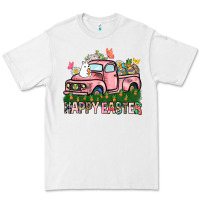 White Happy Easter Day truck Premium Tee - HowdyJamesFarm