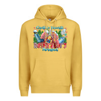 Antique Gold santa's favorite respiratory therapist Premium Hoodie - CowhideDigitalArt