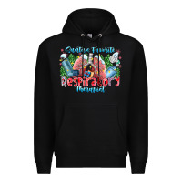 Black santa's favorite respiratory therapist Premium Hoodie - CowhideDigitalArt