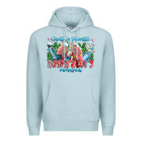 Blue Mist santa's favorite respiratory therapist Premium Hoodie - CowhideDigitalArt