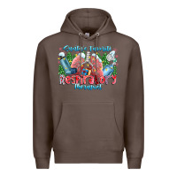 Coffee santa's favorite respiratory therapist Premium Hoodie - CowhideDigitalArt