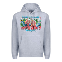 Heather Grey santa's favorite respiratory therapist Premium Hoodie - CowhideDigitalArt