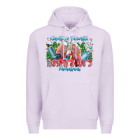 Lilac santa's favorite respiratory therapist Premium Hoodie - CowhideDigitalArt