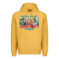Mustard santa's favorite respiratory therapist Premium Hoodie - CowhideDigitalArt