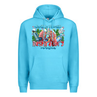 Ocean Blue santa's favorite respiratory therapist Premium Hoodie - CowhideDigitalArt
