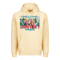 Pina Colada santa's favorite respiratory therapist Premium Hoodie - CowhideDigitalArt