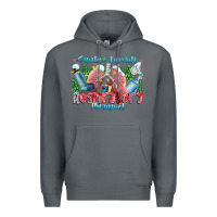 Rock santa's favorite respiratory therapist Premium Hoodie - CowhideDigitalArt