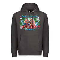 Smoke santa's favorite respiratory therapist Premium Hoodie - CowhideDigitalArt