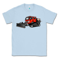 Dusty Blue snowcat Classic Tee - Artiststas