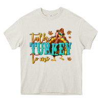 Cream Talk Turkey To Me Heavy Core Tee - texasbilliewilder