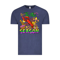 Vintage Denim tis the season mardi gras olivia Vintage Tee - OliviaCreatesArt