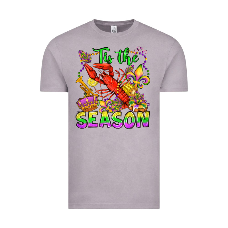 Tis The Season Mardi Gras Olivia Vintage Tee by OliviaCreatesArt | Teevron
