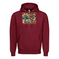 Burgundy god is love cross Zipper Hoodie - BarkalooDesign