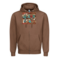 Chestnut god is love cross Zipper Hoodie - BarkalooDesign