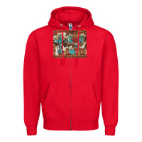 Red god is love cross Zipper Hoodie - BarkalooDesign