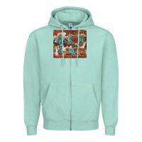 Seafoam god is love cross Zipper Hoodie - BarkalooDesign