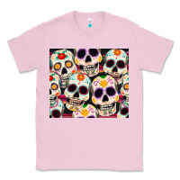 Bubblegum Pink cinco de mayo skull Classic Tee - CowGirlArtShop