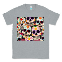 Heather Grey cinco de mayo skull Classic Tee - CowGirlArtShop