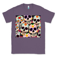 Lavender cinco de mayo skull Classic Tee - CowGirlArtShop