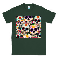 Sports Green cinco de mayo skull Classic Tee - CowGirlArtShop