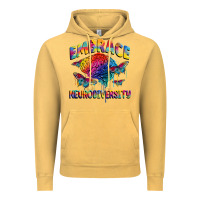 Vintage Mustard Embrace neurodiversity Autism Vintage Hoodie - FaDigitalArtStudio