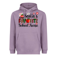 Lavender santa's favorite  school nurse Heavyweight Hoodie - AdoDesignShop