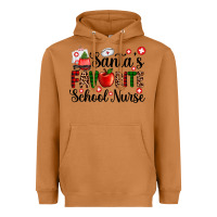 Meerkat santa's favorite  school nurse Heavyweight Hoodie - AdoDesignShop