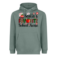 Sage santa's favorite  school nurse Heavyweight Hoodie - AdoDesignShop