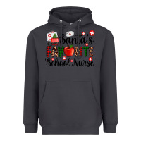 Smoke santa's favorite  school nurse Heavyweight Hoodie - AdoDesignShop