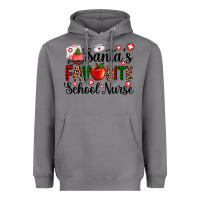 Storm santa's favorite  school nurse Heavyweight Hoodie - AdoDesignShop