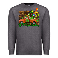 Charcoal Heather st patricks day loads of truck Premium Sweatshirt - AdoDesignShop