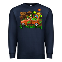 Navy st patricks day loads of truck Premium Sweatshirt - AdoDesignShop
