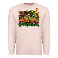 Pale Pink st patricks day loads of truck Premium Sweatshirt - AdoDesignShop