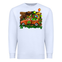 White st patricks day loads of truck Premium Sweatshirt - AdoDesignShop