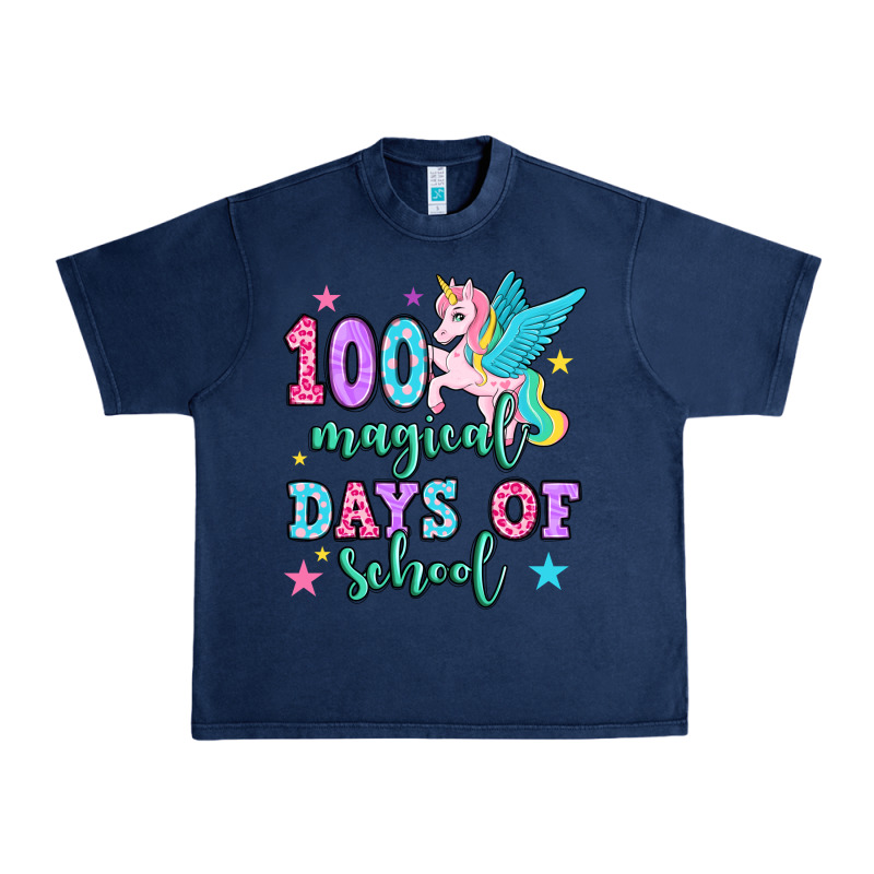 Hundred Magical Days Of School Unicorn Urban Heavy Tee by OliviaCreatesArt | Teevron
