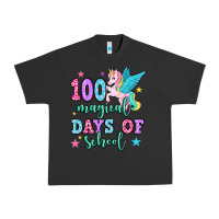 Pigment Black hundred magical days of school unicorn Urban Heavy Tee - OliviaCreatesArt