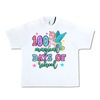 White hundred magical days of school unicorn Urban Heavy Tee - OliviaCreatesArt