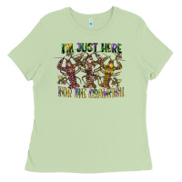 Matcha im just here for the crawfish Ladies Tee - CowGirlArtShop