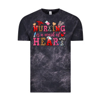 Cloud Black nursing is a work of heart Vintage Tee - OliviaCreatesArt