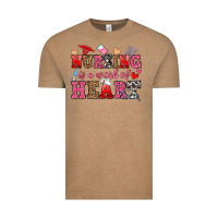 Vintage Coffee nursing is a work of heart Vintage Tee - OliviaCreatesArt