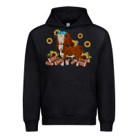 Black football hereford sunflower Urban Hoodie - JahusDesignShop