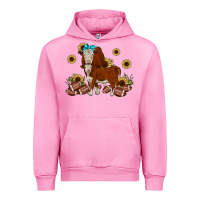 Fuchsia Pink football hereford sunflower Urban Hoodie - JahusDesignShop