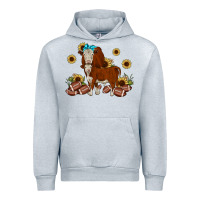 Heather Grey football hereford sunflower Urban Hoodie - JahusDesignShop