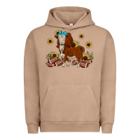 Pigment Burro football hereford sunflower Urban Hoodie - JahusDesignShop