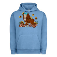 Pigment Pebble Blue football hereford sunflower Urban Hoodie - JahusDesignShop